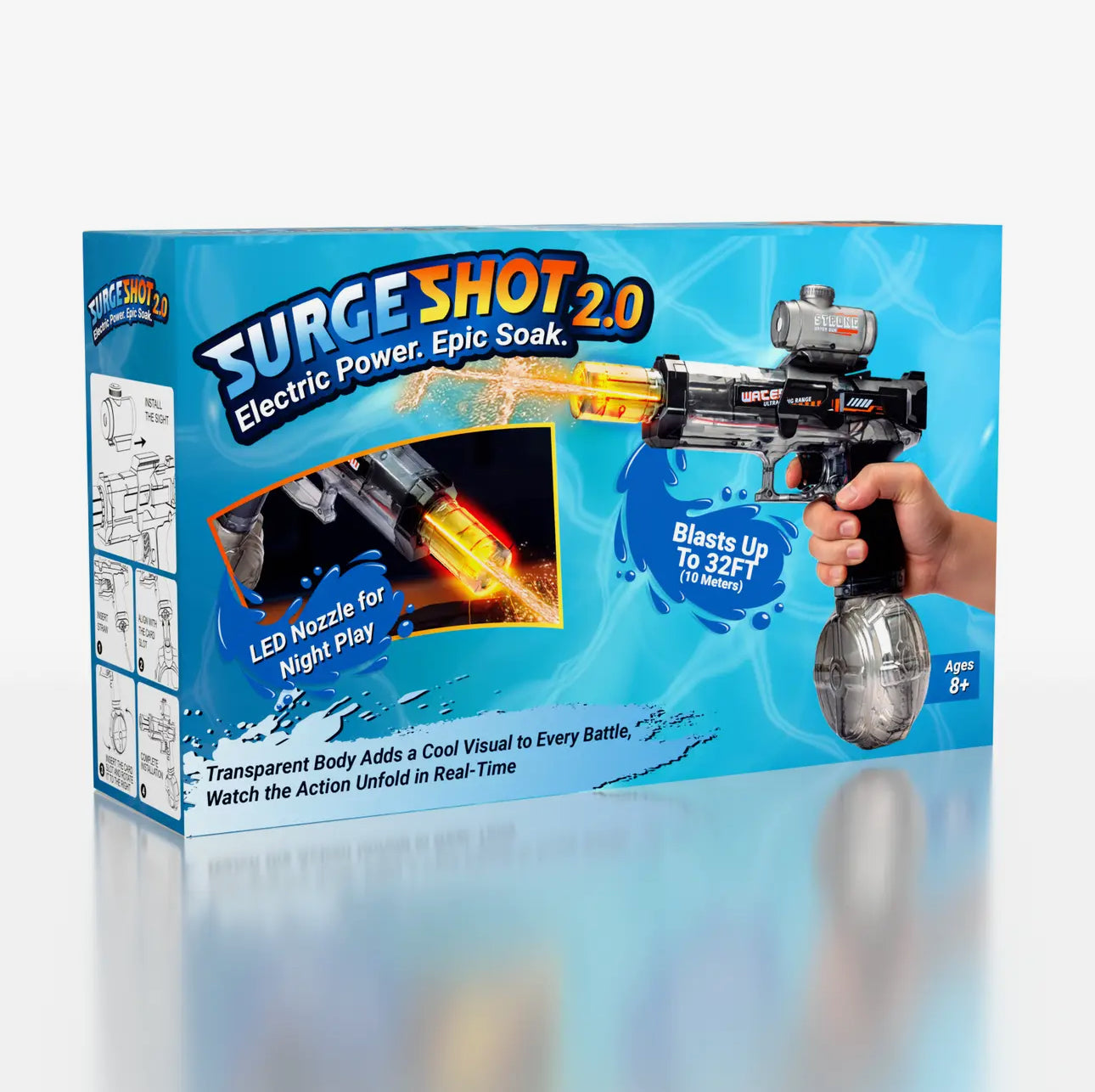 SurgeShot X1™ Rechargeable Water Blaster